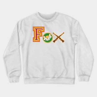 Fox varsity patches Crewneck Sweatshirt